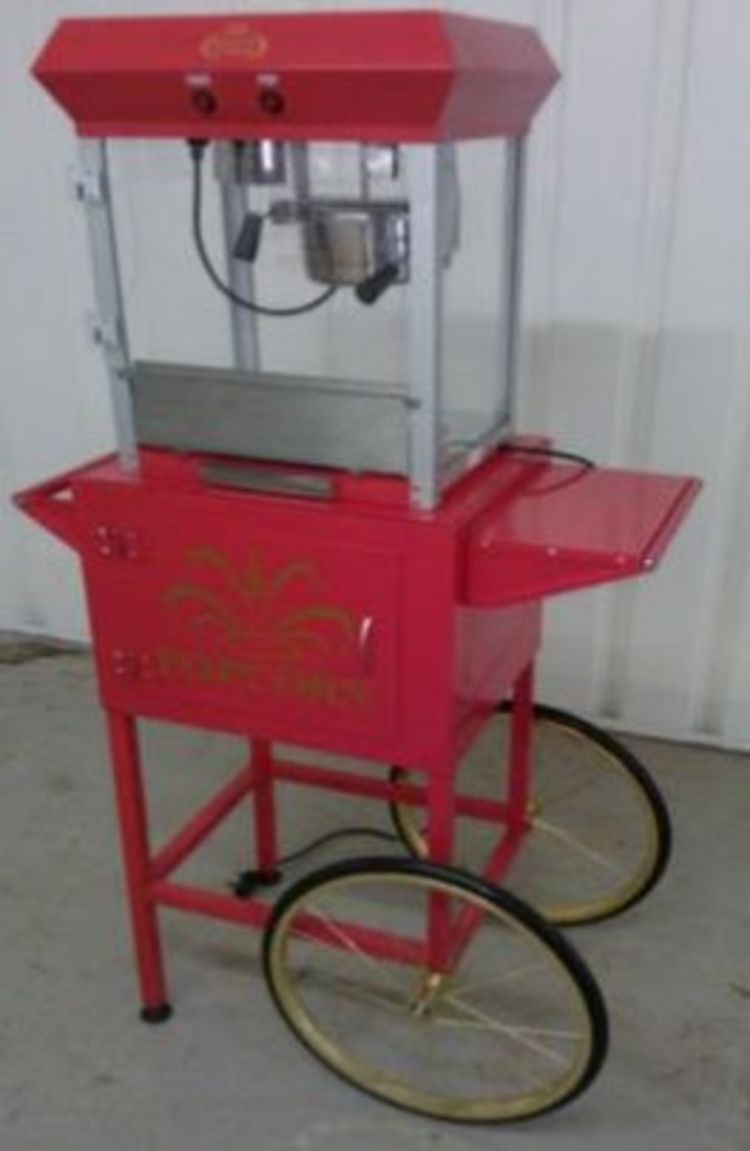 Popcorn cart machine hire kent, london, essex, surrey, sussex, whitstable, herne bay, canterbury and faversham